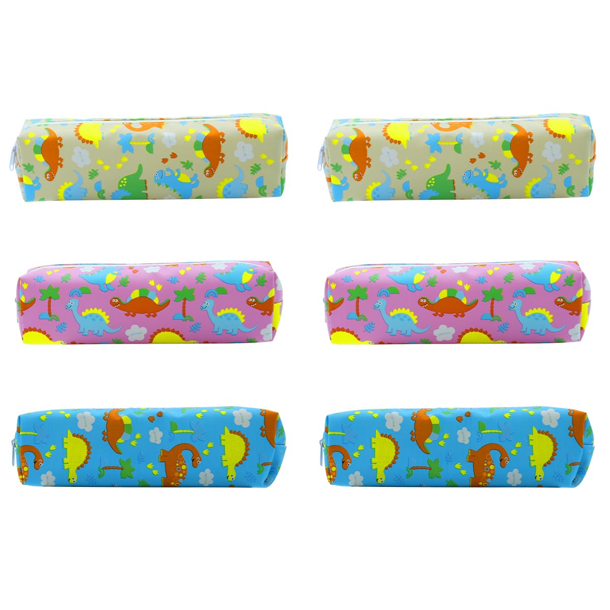 Climberty 6Pcs Girls Pencil Pouch Cartoon Printed Pencil Pouch, 7.28'' Color Dinosaur Print Pencil Pouch Pencil Organizer Bag for Pens, Crayons, Stationery, Tools, Color Pens (Random Color) Climberty 6Pcs Girls Pencil Pouch Cartoon Printed Pencil Pouch, 7.28'' Color Dinosaur Print Pencil Pouch Pencil Organizer Bag for Pens, Crayons, Stationery, Tools, Color Pens (Random Color)